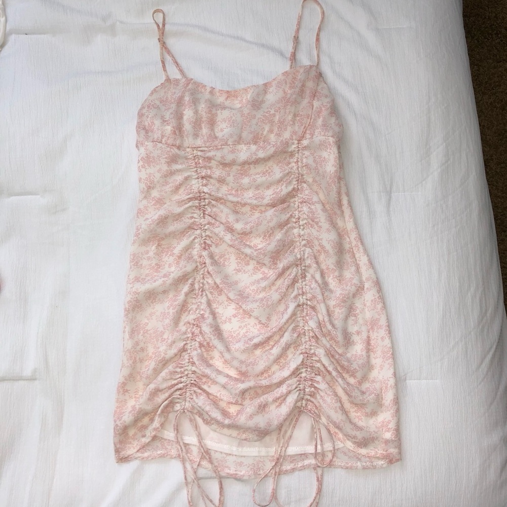 Princess Polly Pink and White Floral Mini Dress